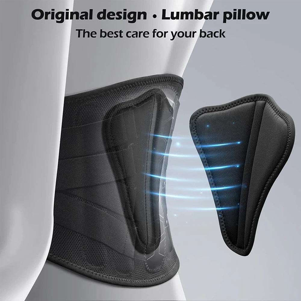 Lower Back Brace for Pain Relief,Back Support Belt, Flexible Lumbar Support Waist Belt for Lifting at Work,Scoliosis Pain Relief