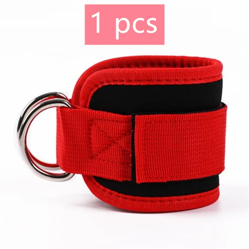 1/2/4Pcs Cable Ankle Straps Double D-Ring Adjustable Ankle Cuffs Gym Workouts Glutes Legs Strength Training Brace Support Sport