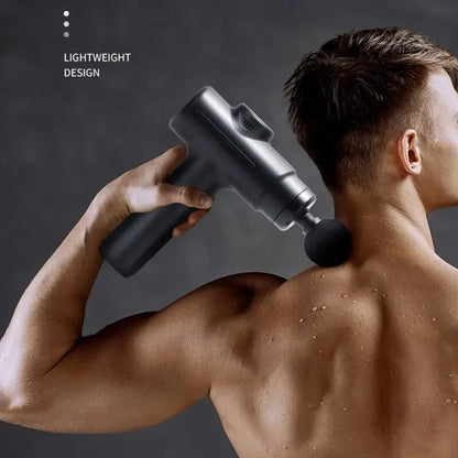 Electric Massage Gun Deep Tissue Facial Massgaer 8 Heads Arms Back Leg Muscle Relaxing for Body Back Arm Sport Fitness