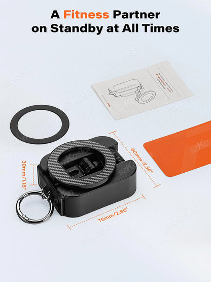 Magnetic Phone Holder with Universal Tray Table Clamp Gym Phone Stand Dual-Sided Magnets for Iphone 17-12 Series