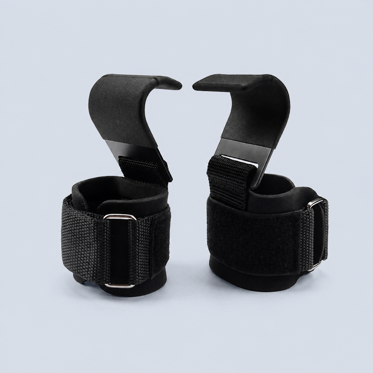 Weight Lifting Hook Grips with Wrist Wraps
