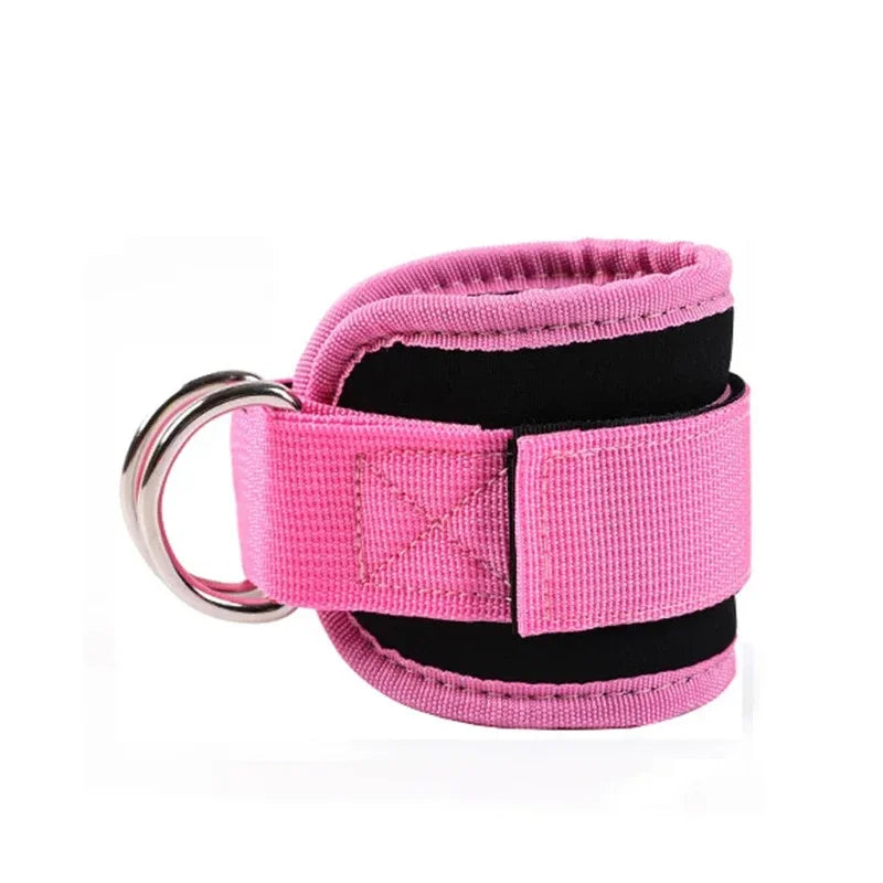 1/2/4Pcs Cable Ankle Straps Double D-Ring Adjustable Ankle Cuffs Gym Workouts Glutes Legs Strength Training Brace Support Sport
