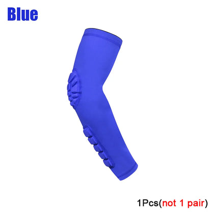 1Pc Arm Sleeve,Compression Arm Sleeve W Elbow Pad for Football,Volleyball,Baseball Protection,Youth&Adult Sizes