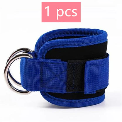 1/2/4Pcs Cable Ankle Straps Double D-Ring Adjustable Ankle Cuffs Gym Workouts Glutes Legs Strength Training Brace Support Sport