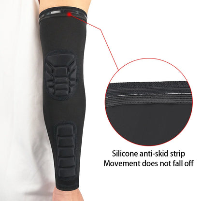 1Pc Arm Sleeve,Compression Arm Sleeve W Elbow Pad for Football,Volleyball,Baseball Protection,Youth&Adult Sizes