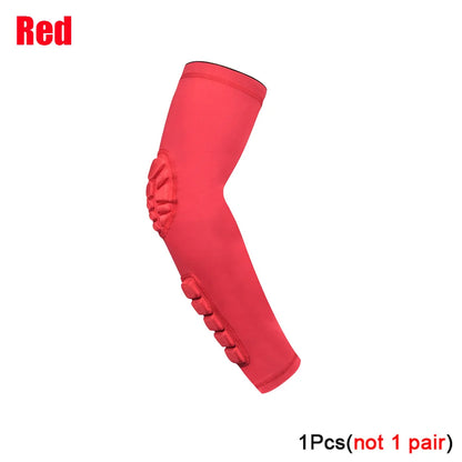 1Pc Arm Sleeve,Compression Arm Sleeve W Elbow Pad for Football,Volleyball,Baseball Protection,Youth&Adult Sizes