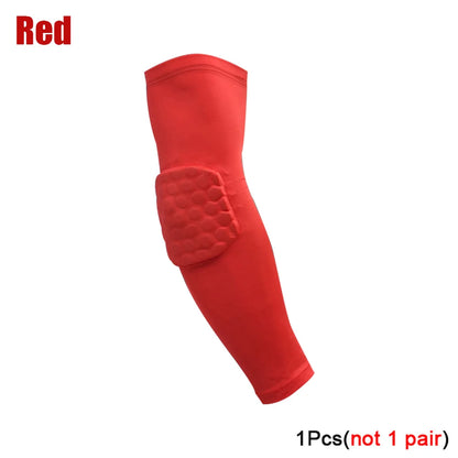 1Pc Arm Sleeve,Compression Arm Sleeve W Elbow Pad for Football,Volleyball,Baseball Protection,Youth&Adult Sizes
