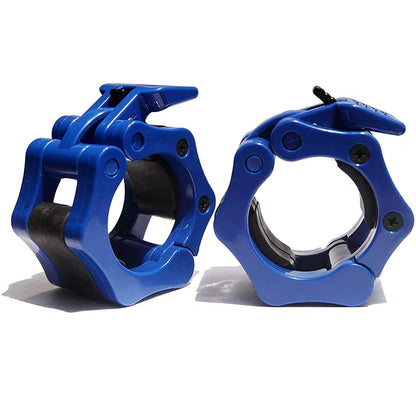 50Mm Spinlock Collars Barbell Collar Lock Clips Weight Lifting Bar Gym Dumbell Clamp Spring Clips Weight Lifting Lock
