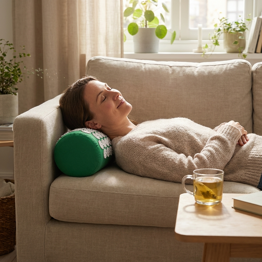 ZenMat Acupressure Neck Pillow lifestyle