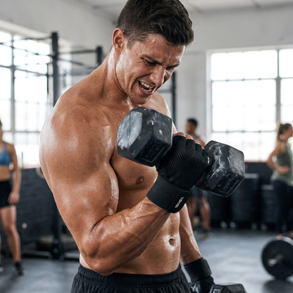 Breathable Half-Finger Workout Gloves lifestyle